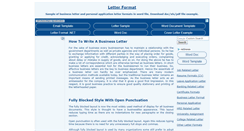 Desktop Screenshot of letterformats.net